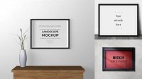 6449+ Landscape Frame Mockup Free Best for Showcase