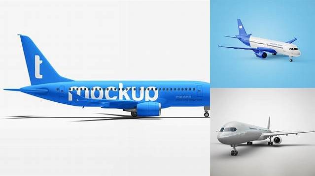 645+ Plane Mockup Stylish PSD for Free