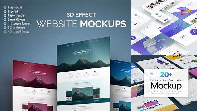 6453+ Illustrator Website Mockup Template PSD Free Download