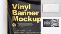 6457+ Vinyl Banner Mockup Smart PNG Image