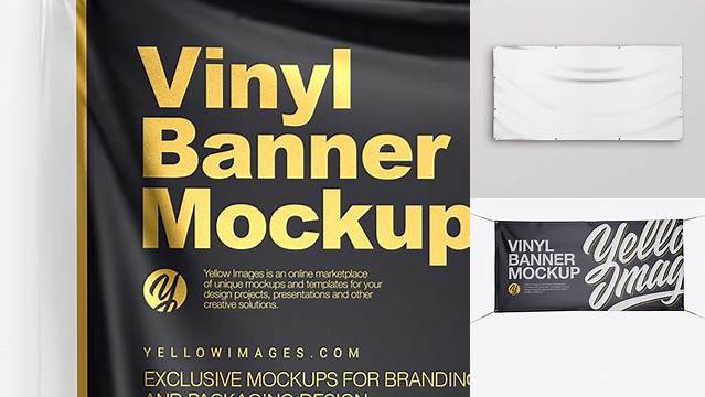 6457+ Vinyl Banner Mockup Smart PNG Image