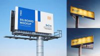 646+ Billboard PSD Mockup Half Side View Elegant and Stylish Mockup