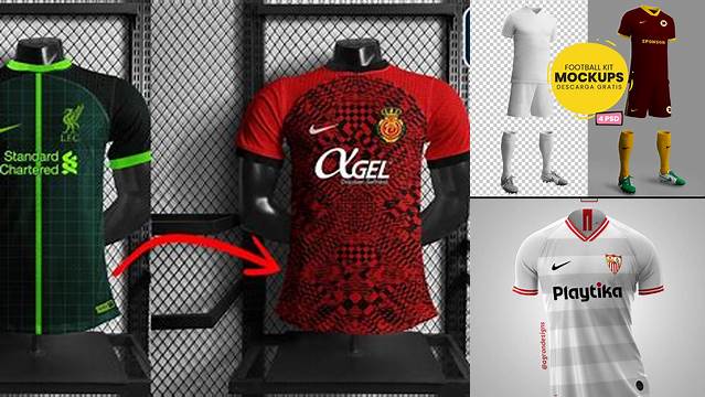 6462+ Mockup De Camisetas De Futbol Gratis High Resolution