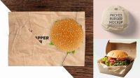 6463+ Burger Wrapper Mockup High-Quality Creative PSD