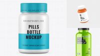 6467+ Metallized Pills Bottle PSD Mockup Download Free Editable PSD Template