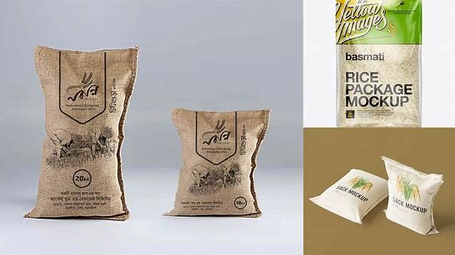 6469+ Rice Bag Mockup Psd Free Download PSD Download