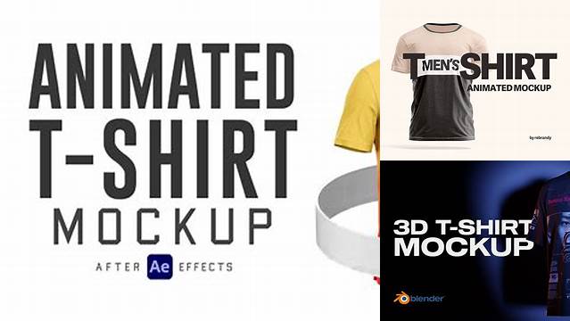 6472+ T-shirt Animated Mockup Free Best for Showcase