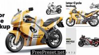 6473+ Motorcycle Mockup Free High-End PSD Download