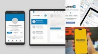 6474+ Linkedin Mobile Mockup Elegant PSD Mockup