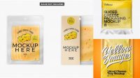 6480+ Sliced Cheese Packaging PSD Mockup Creative and Modern PSD Freebie