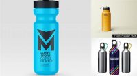 6483+ 32oz Matte Sport Bottle PSD Mockup Include TIFF