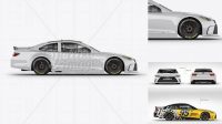 6487+ Nascar Camry Right view PSD Mockup High-Quality Design Free PSD