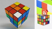 6488+ Rubik's Cube Mockup Free Layered PSD File