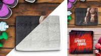 6494+ Gym Towel Mockup Custom Mockup Graphic Design