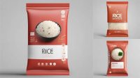 6495+ Rice Packet Mockup Premium Freebie for Designers