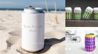 6499+ Koozie Mockup PSD File for Designers