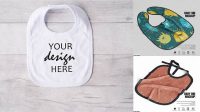 6502+ Baby Bib Mockup Free Include TIFF