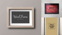 6504+ Wooden Photo Frame PSD Mockup Fully Editable Photoshop PSD Free Download