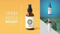 6505+ Opened Green Spray Bottle PSD Mockup Download Free Premium Design PSD