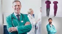 6510+ Doctor Uniform Mockup Download Free