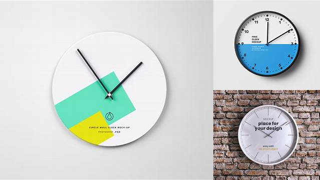 6511+ Clock Mockup Psd Exclusive Free PSD