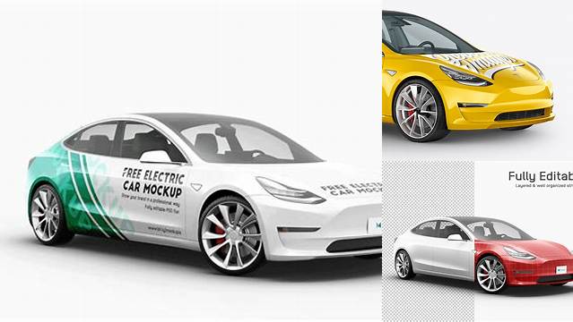 6515+ Tesla Model 3 Mockup Digital Download