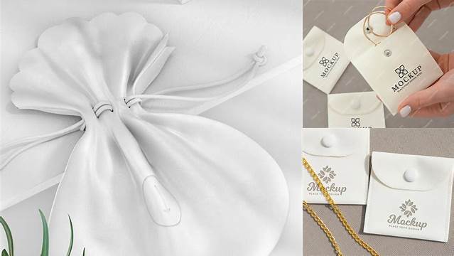 6516+ Jewellery Bag Mockup Easy Editable