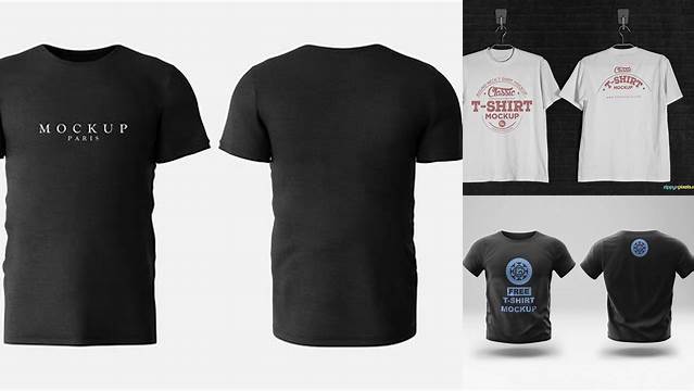 6520+ T Shirt Front Back Mockup Free Download Free