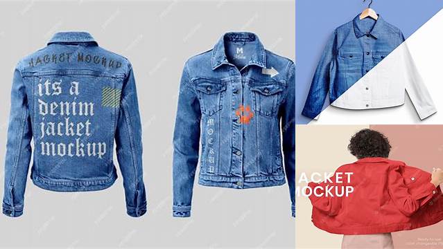 6523+ Denim Jacket Mockup Psd Free Easy Editable