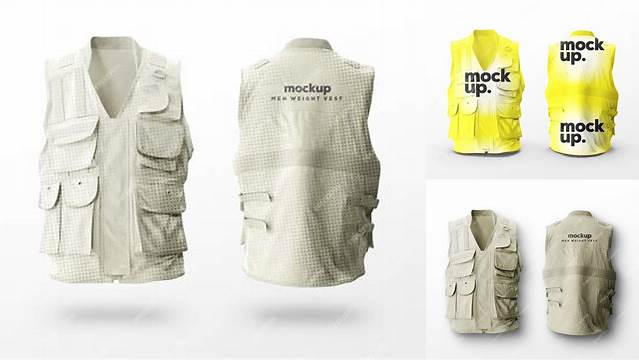 6526+ Vest Free Mockup Elegant Photoshop Mockup