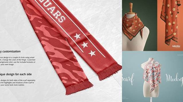 6528+ Scarf Mock Up Free Exclusive Free PSD Mockups