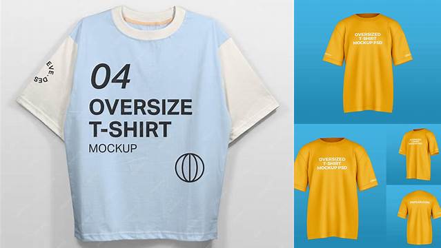 6530+ Oversize Tshirt Mockup PSD Download