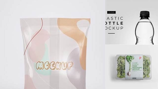 6530+ Transparent Plastic Packaging Mockup Premium Design Freebie