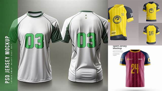 6533+ Soccer Jersey Mockup Psd Smart PNG Image