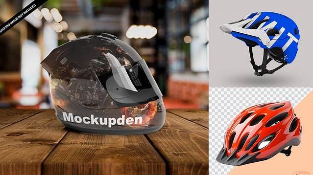 654+ Cycling Helmet PSD Mockup Free Downloadable PSD