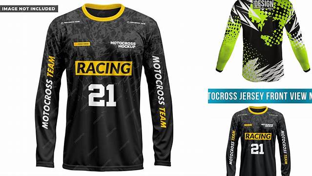 654+ Motocross Jersey Mockup Hight Resolution