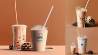 6540+ Milk Tea Mockup Photoshop Freebie