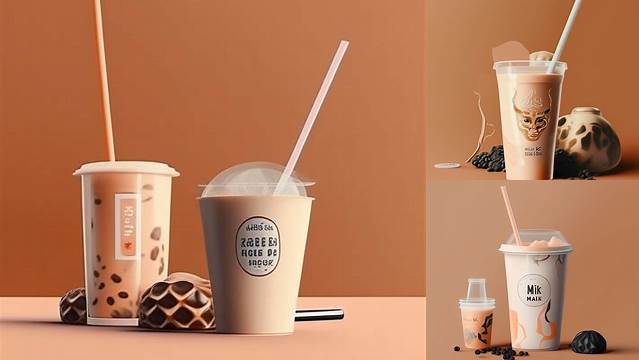 6540+ Milk Tea Mockup Photoshop Freebie