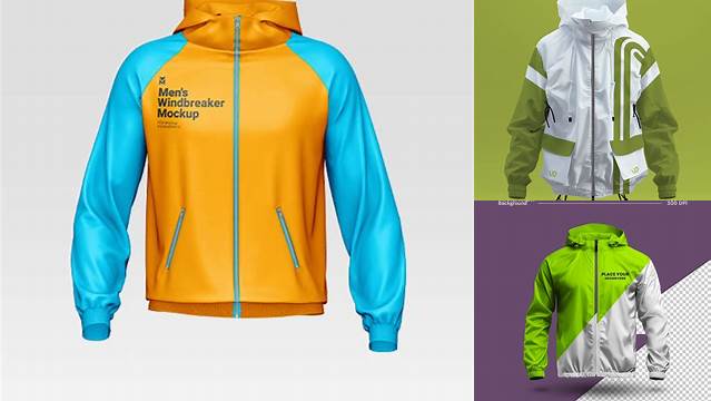 6542+ Windbreaker Mockup Psd Free Professional PSD Template