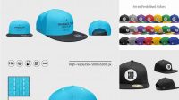 6564+ Snapback Cap PSD Mockup High-Quality PSD Files