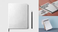 6567+ A4 Notepad Mockup Digital Download