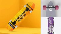 6576+ Longboard Mockup PSD Download