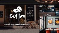 6577+ Coffee Shop Mockup Photoshop Freebie