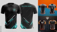 6577+ Esport T Shirt Mockup Mockup PSD Free Download