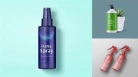 6579+ Garden Pump and Spray PSD Mockup Front View Exclusive Free Creative Resource