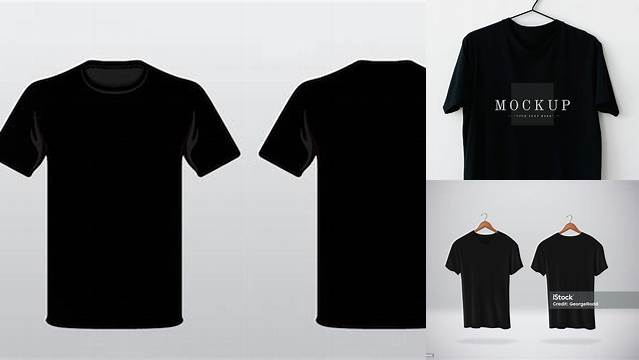 6579+ Kaos Hitam Mockup Easy Editable