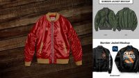 6599+ Bomber Jacket Mock Up Free Digital Download