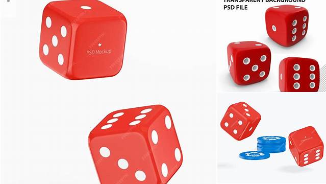 6599+ Dice Mockup Modern Design PSD