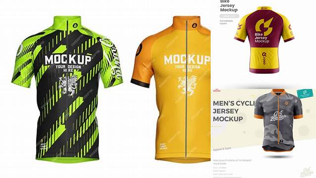 6599+ Mockup Jersey Mtb Professional PSD Mockup