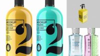 6606+ Glossy Soap Bottle PSD Mockup Versatile Mockup for Designers